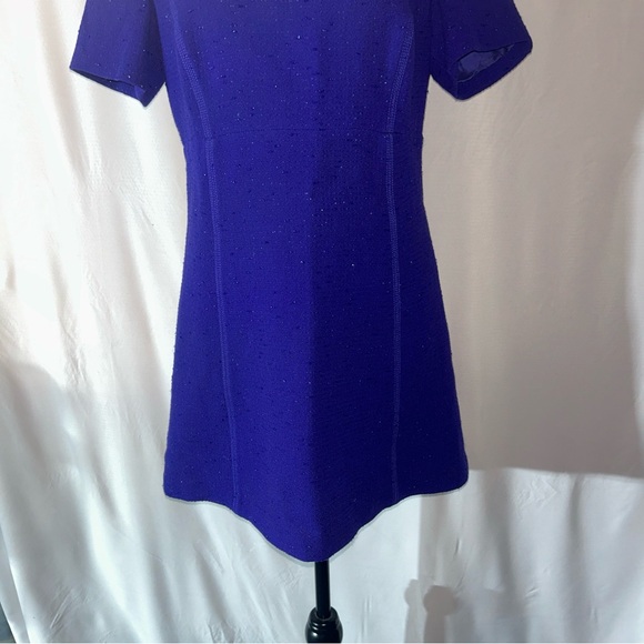 Escada Purple Short Sleeve Dress - Picture 11 of 12